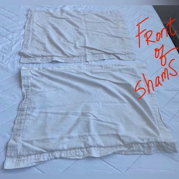 The White Company - Evesham Duvet & Shams Set - Full/Queen90 x92" Cloud Marl NWT - Picture 15 of 16